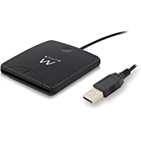 Los mejores  - Ewent EW1052 - Lector de Tarjetas electrónicas Compatible con Windows-Mac- Color Negro